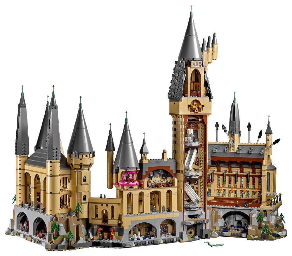 le chateau de harry potter lego