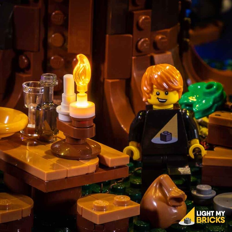 HYCH Kit d'éclairage LED avec Télécommande Compatible avec (La Cabane dans  Larbre) ,LED Lumière Kit pour Lego 21318 (Baustein Modèle Non Incluse) :  : Jeux et Jouets