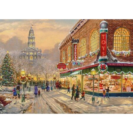 Schmidt Jeux La veille de Noël Thomas Kinkade Puzzle adulte 1000 pièces