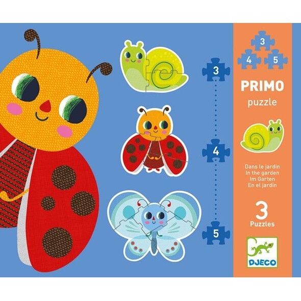 DJECO - Primo Puzzles Dans la jungle - 2 à 4 ans - JEUX, JOUETS -   - Livres + cadeaux + jeux